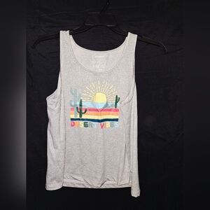 Lively Gray Desert Vibes Tank Top
